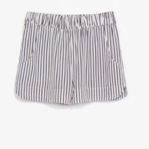 Zara striped shorts